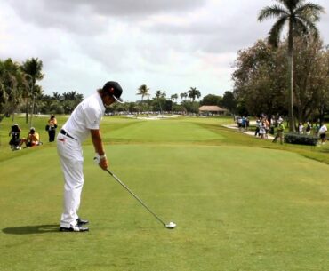 Rickie Fowler tees off - 11th hole WGC Cadillac Championship, Doral