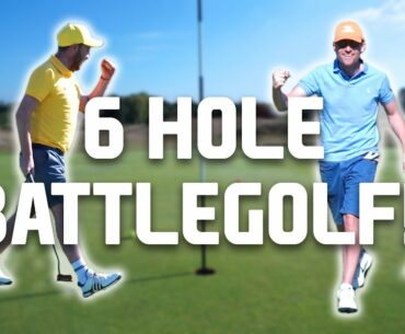 HOLING BIRDIES & CRASHING BUGGIES INTO RIVERS | 6 HOLE BATTLE GOLF (competitive!)