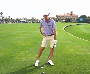 Billy Horschel demonstrates how to hit the ball farther