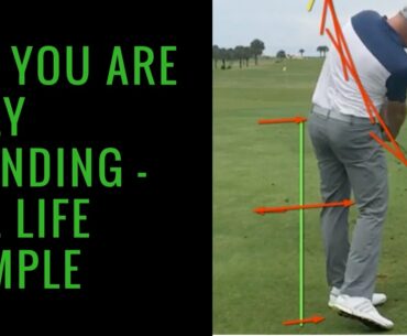 GOLF: WHY YOU ARE EARLY EXTENDING - REAL LIFE EXAMPLE