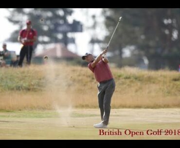 British Open Golf 2018 - Tiger Woods - Russel Knox - Hideki Matsuyama