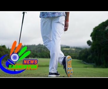 Golfer divides opinion with untucked hawaiian shirt