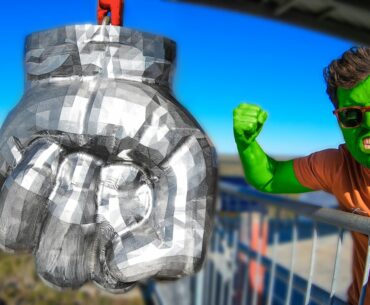 World's HEAVIEST HULK FIST Smashes Everything!! (300kg/660lbs SOLID STEEL)