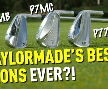 TAYLORMADE'S BEST IRONS EVER?! NEW P-SERIES MODELS TESTED