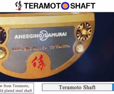 Golf -  24Kt Gold plated steel shaft - TERAMOTO SHAFT