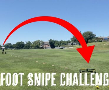 6 FOOT SNIPE CHALLENGE! | Roundnet (Spikeball) Challenge