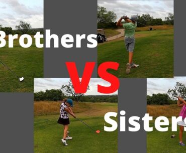 Brother's vs Sister's 2.0, a 2-man, 3-hole scramble!