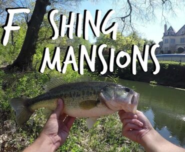 Fishing Private Mansions for BIG BASS -- Bass Fishing