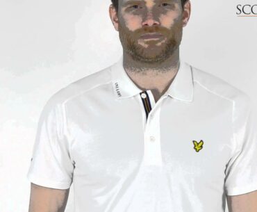 Lyle & Scott Kelso Tech Pique Polo Shirt White