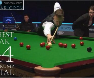 HIGHEST BREAK! Judd Trump 144 vs Kyren Wilson FINAL BetVictor Gibraltar Open 2020