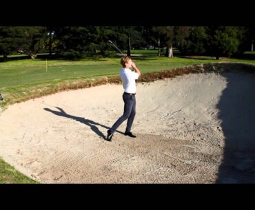 Golf Rules - Golfer's Lie in Bunker is Ravaged by Fellow-Competitor www.golfisanattitude.com