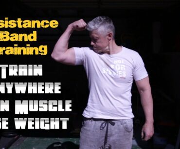 Resistance Band  Training - How to train Chest,Shoulders, Back & Biceps Anywhere