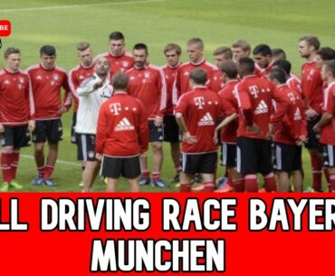 Bayern Munich ball driving race | Coach Sante