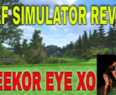 Golf Simulator Live Play - UNEEKOR EYE XO Golf Launch Monitor (Succeed)