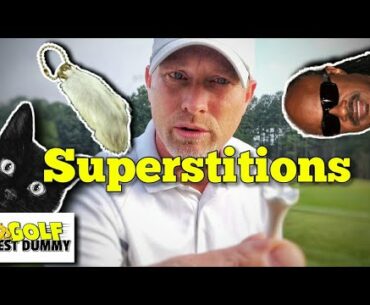 Golf SUPERSTITIONS, Habits, & Jinxes - Pride Performance Golf Tees Review - Golf Test Dummy