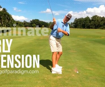 Early Extension - Another way to eliminate it | The Golf Paradigm
