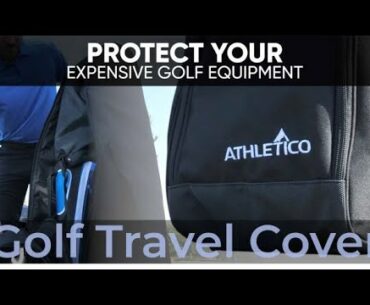 Athletico Padded Golf Travel Bag - Golf Club Travel Cover to Carry Golf Bags and Protect On Plane