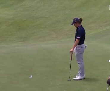 Watch When a Player Waits to Long for Their Ball Overhanging the Hole to Fall In - Golf Rules