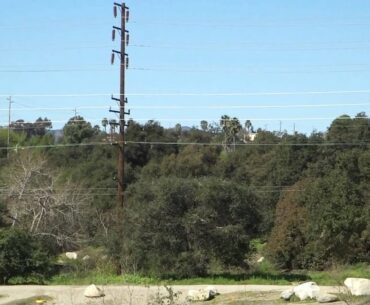 Hole 14 (water hole) at Oak Grove Disc Golf Course