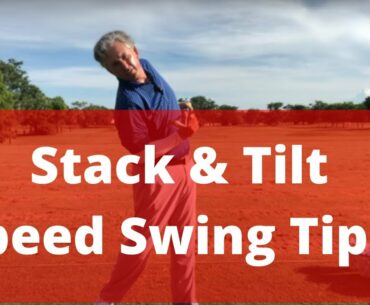 Stack and Tilt Speed! Effortless Power Not Powerless Effort | PGA Golf Professional Jess Frank