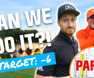 CAN WE SHOOT -6 AFTER 9 HOLES WITH SEB ON GOLF?! | SCRAMBLE | PART 2