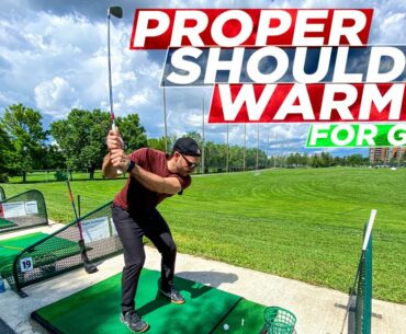 How to Warm Up Shoulders and Rotator Cuff for Golf