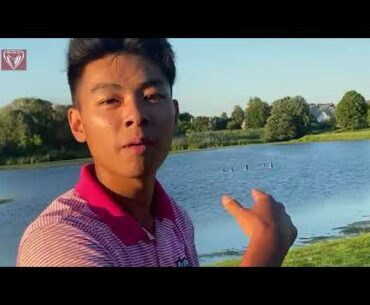 Hitting into a Long Par Three with a Water Hazard with Perry Chong | Coaches' Corner