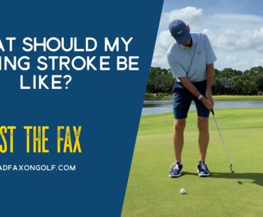 Brad Faxon: Putting stroke skill based drill