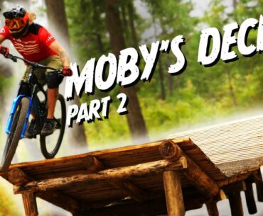 Building and Riding a BIKE PARK sized Whale Tail for MTB! // Moby's Deck Build - Part 2