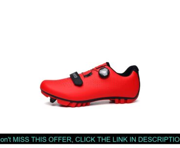 Best Product Self-Locking MTB Cycling Shoes Men Red Sport Bicycle Shoes Self-Locking Original Cycli