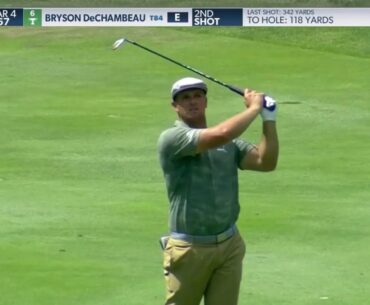 Bryson DeChambeau Northern Trust Round 2 2020 - all televised shots