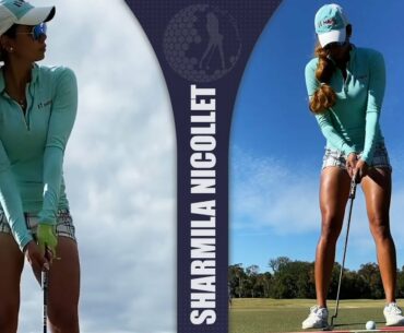 Sharmila Nicollet Professional Indian Golfer | Golf Swing 2020