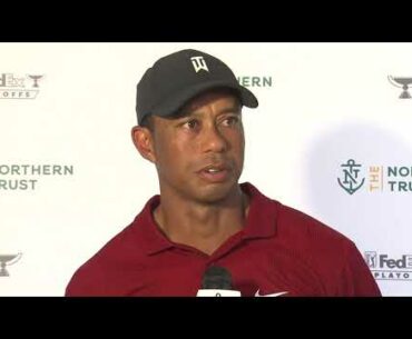 Tiger Woods post fourth round interview 2020 The Northern Trust - Playoff FedEx Cup