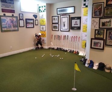 Man Cave Tour Featuring Indoor Golf Zone