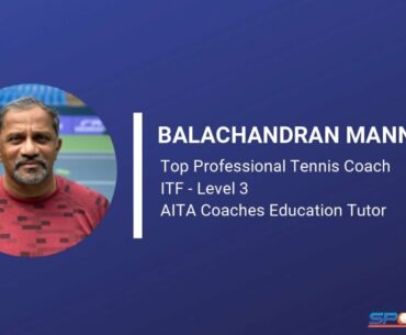 "Serve Patterns , Pattern of play are very critical in Tennis"   - Balachandran - Pro Tennis Coach