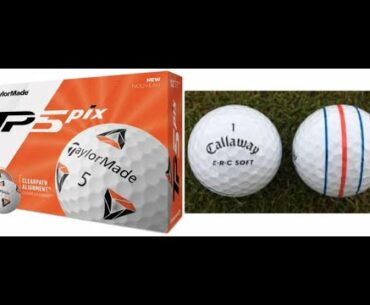 TP5 Pix 2.0 Golf Ball vs Callaway Triple Track Golf Ball!!| Kids Talk Sports