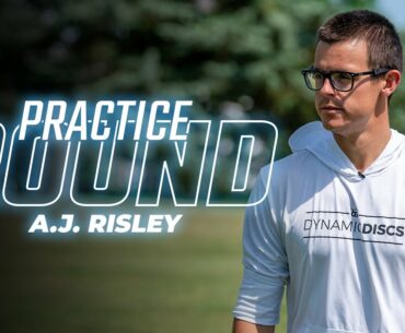 We gave A.J. a mic and this is what happened. | A.J. Risley Dynamic Discs Open Practice Round