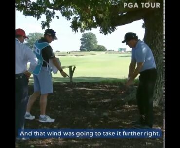 Phil Mickelson Finds a Loose Piece of Wire for a Free Drop - Golf Rules