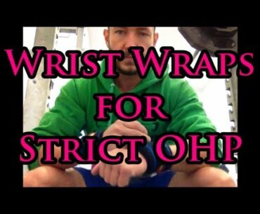 How to Wrap Your Little Girl Wrists for the OHP so Your Baby Hands Don't Break Off