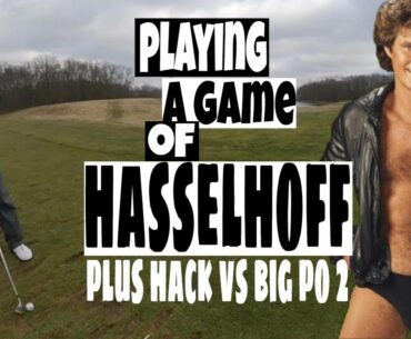 Debut of the HASSELHOFF | Hack vs Po 2 | Northstar Golf Club | Winter Ohio Golf Vlog | 3 hole match