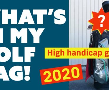 Whats in my golf bag 2020 - Updated version!