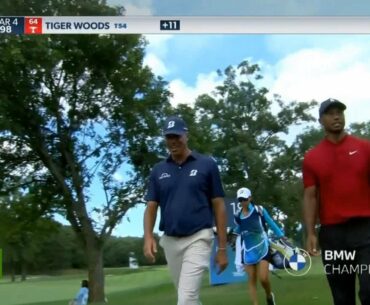 BMW Championship Final Round Action - Tiger Woods, Kuchar & Cameron Champ  Fedex Cup