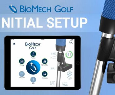 BioMech Golf Putting Sensor & App Initial Setup