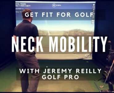 Neck mobility in the golf swing