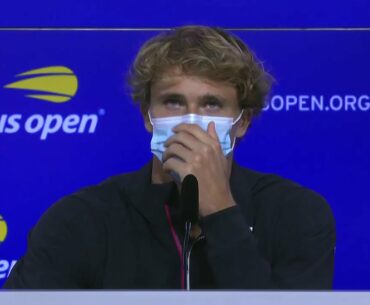 Alexander Zverev: "I was sweating through my shoes!" | US Open 2020 Press Conference