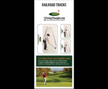 Golf Swing Align -Railroad Tracks