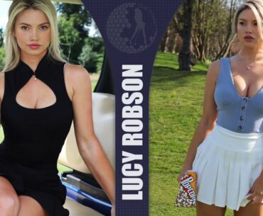 The Beautiful and Talented Golfer Lucy Robson | Golf Swing 2020