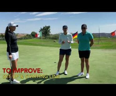 BASIC PUTTING DRILLS with Vicky Hurst and Roberta Liti