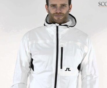 J Lindeberg Active FS Waterproof Hooded Jacket White