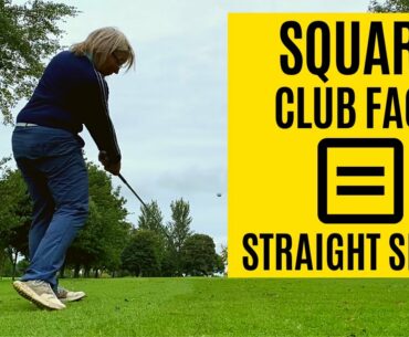 WHAT ARE THE SQUARE CLUB FACE POSITIONS DURING A FULL GOLF SWING?